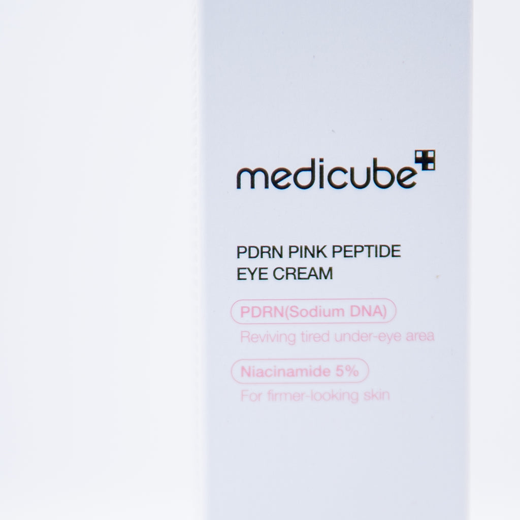 Medicube Salmon DNA PDRN Pink Peptide Eye Cream with Niacinamide and 99% Purity
