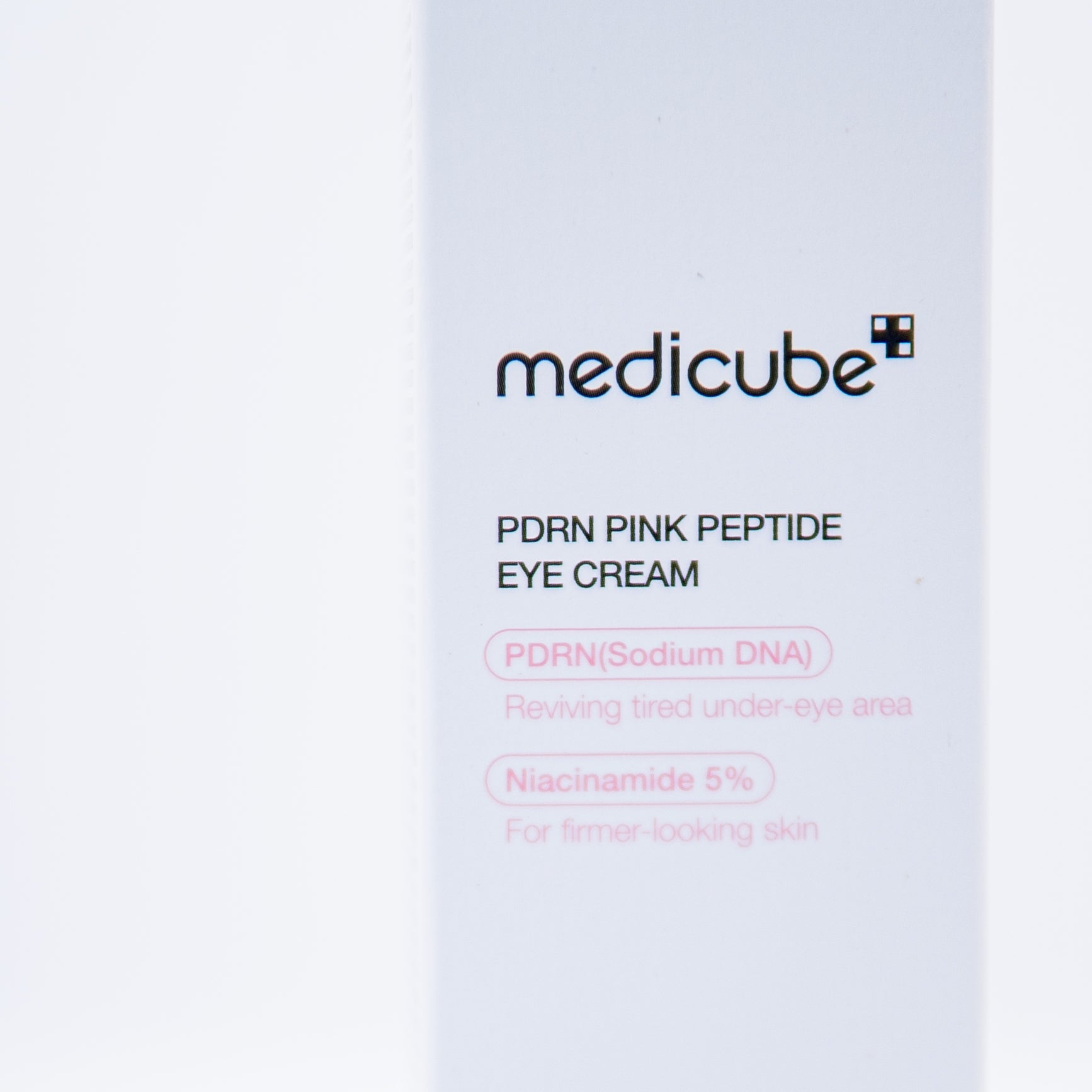 Medicube Salmon DNA PDRN Pink Peptide Eye Cream with Niacinamide and 99% Purity