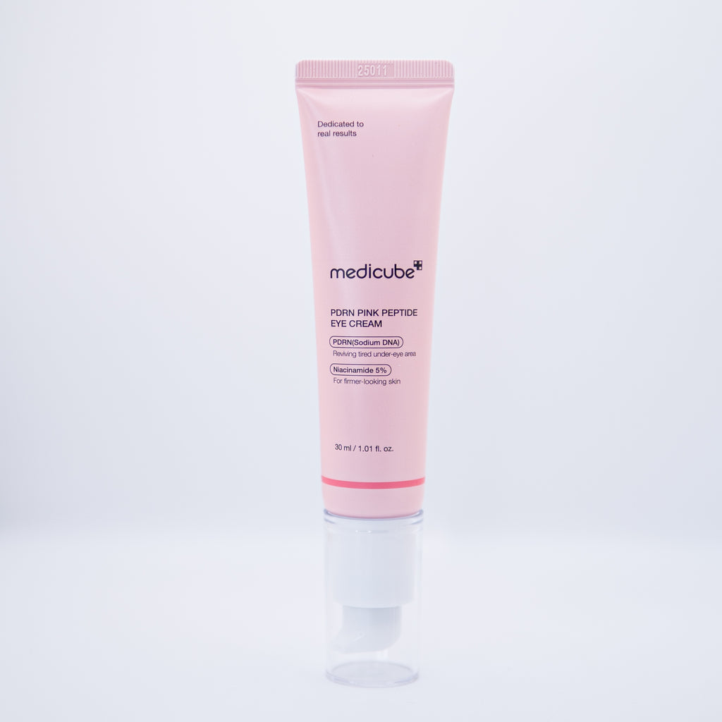 Medicube Salmon DNA PDRN Pink Peptide Eye Cream with Niacinamide and 99% Purity